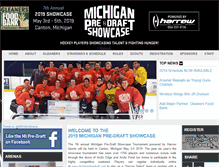 Tablet Screenshot of michiganpredraft.com